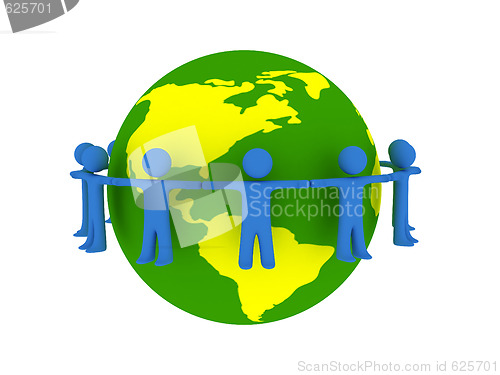 Image of People near the earth
