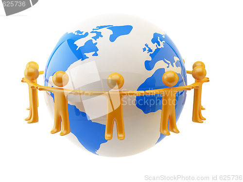Image of People near the earth