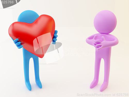 Image of Person with heart
