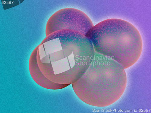 Image of Molecule-creative background