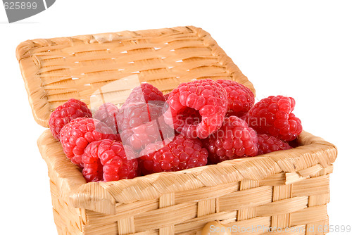 Image of Bast-basket with a raspberry