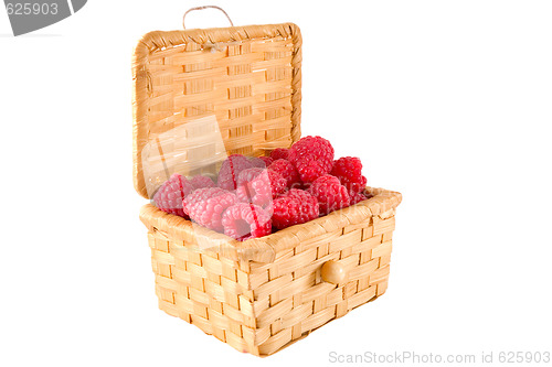 Image of Bast-basket with a raspberry