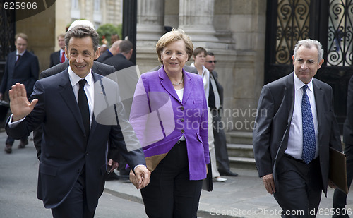 Image of Sarkozy and Merkel