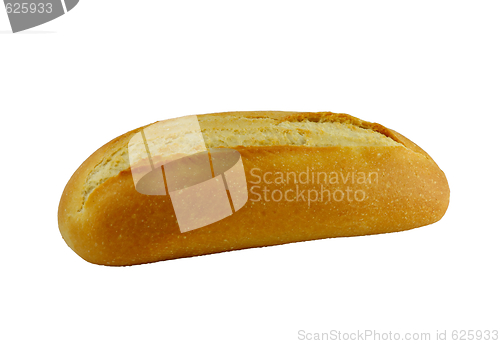 Image of Fresh bread isolated on the white background