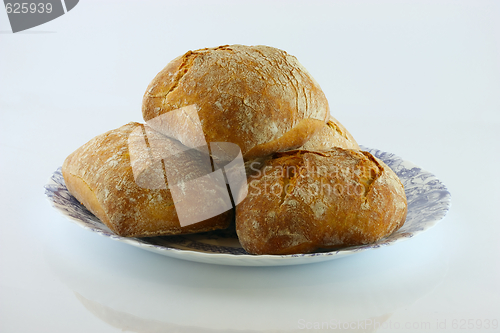 Image of bread on plate