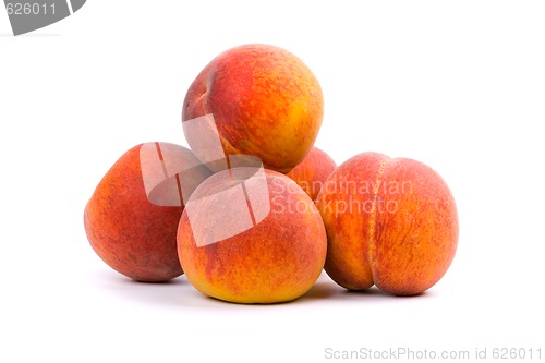 Image of five peaches