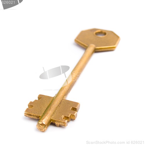 Image of old golden key