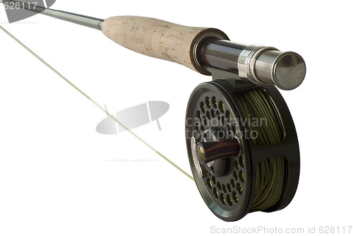 Image of Fly Rod with a Reel and Line 