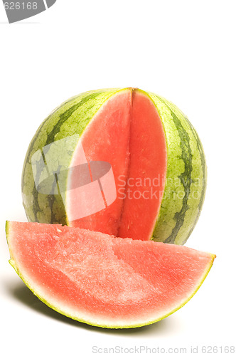 Image of personal size seedless watermelon