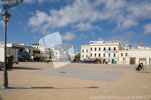 Image of square in essaouira morocco