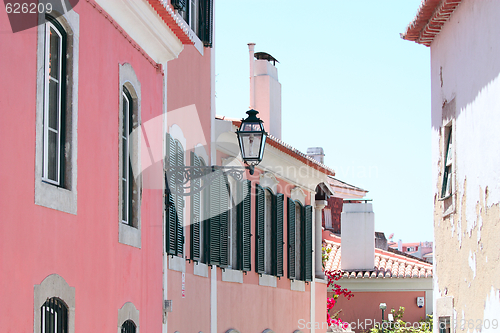 Image of Traditional stone houses in the Cascais, Portugal