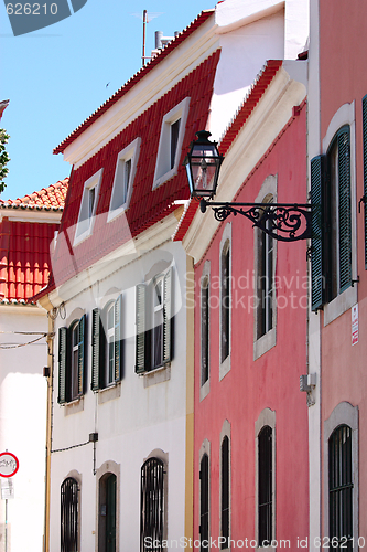 Image of Traditional stone houses in the Cascais, Portugal