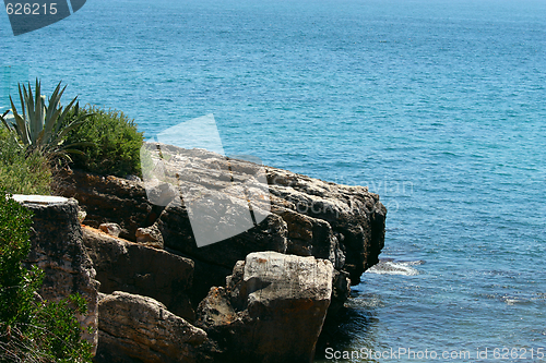 Image of Sea landscape with stones
