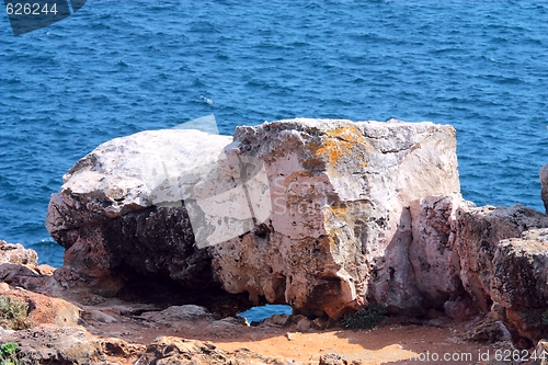 Image of Sea landscape with stones