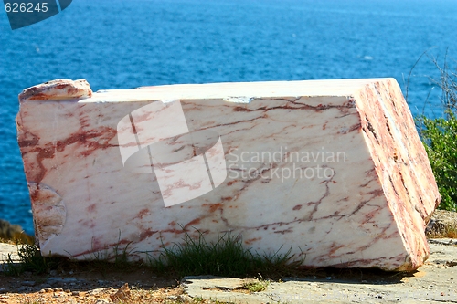 Image of Sea view with beautiful stone