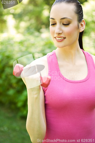 Image of Sporty woman