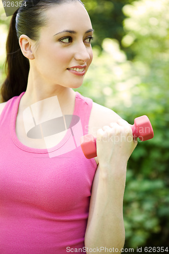 Image of Sporty woman