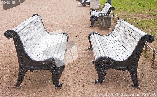 Image of Two benches