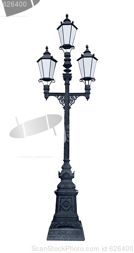 Image of Triple lamppost