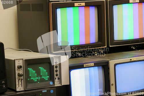Image of TV Studio monitors