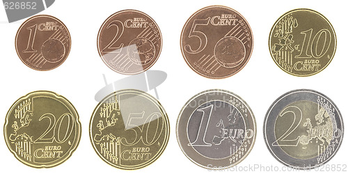 Image of Uncirculated euro coins set with new map