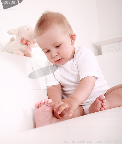 Image of Baby playing 