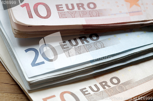 Image of euro banknotes