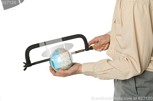 Image of Earth in danger