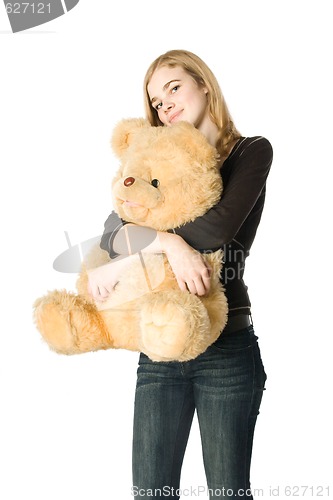 Image of Girl with Teddy bear