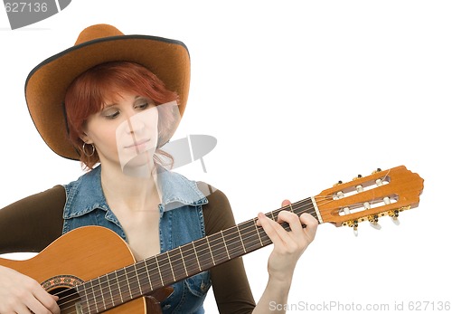 Image of Woman with guitar