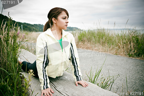 Image of Sporty woman