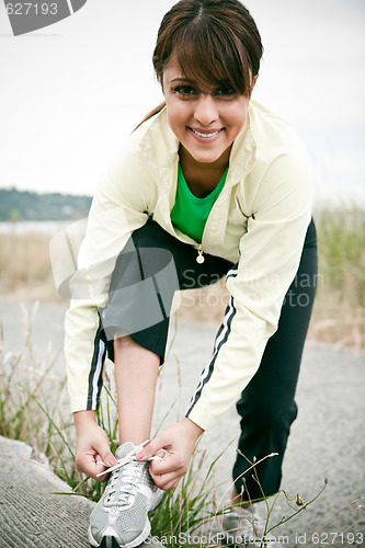 Image of Sporty woman