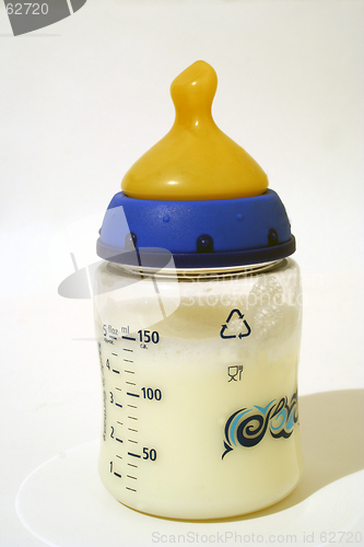 Image of Baby bottle with milk