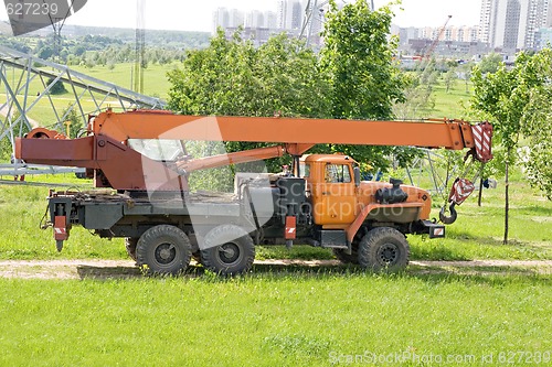 Image of Crane truck