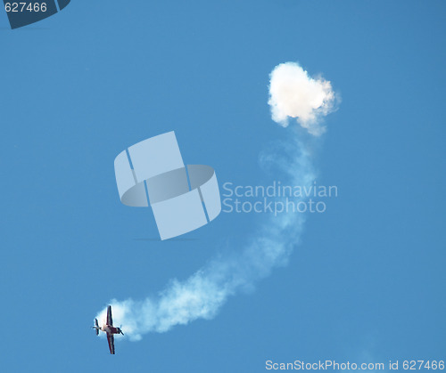 Image of Airplane during airshow