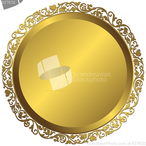 Image of Golden plate 