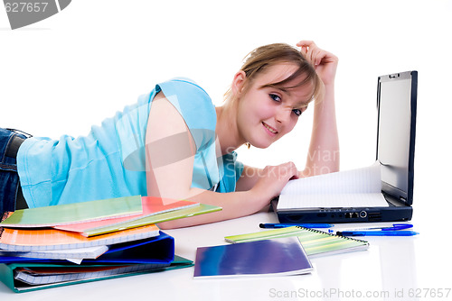 Image of Teenager schoolgirl