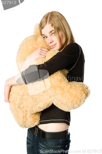 Image of Girl with Teddy bear