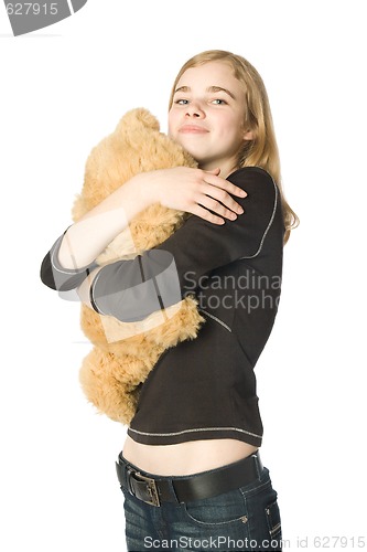 Image of Girl with a Teddy bear