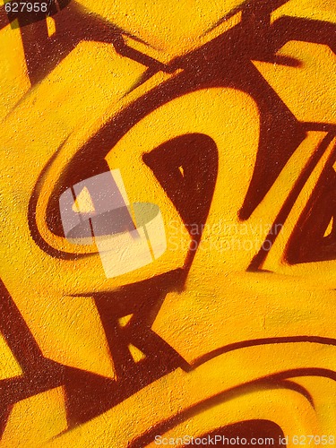 Image of Orange Graffiti