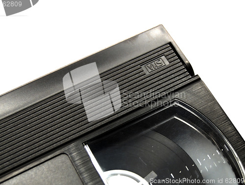 Image of VHS Videotape Close-up