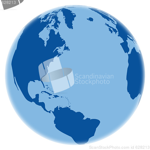 Image of ground and continents