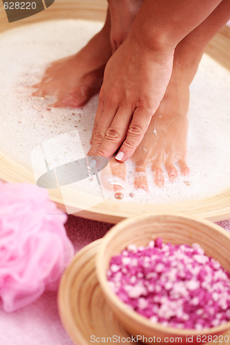 Image of relaxing bath