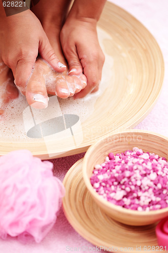 Image of relaxing bath