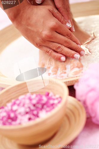 Image of relaxing bath