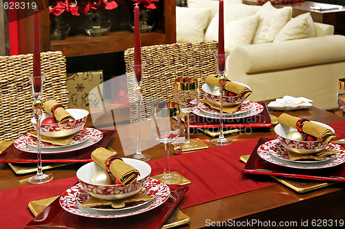 Image of Christmas table