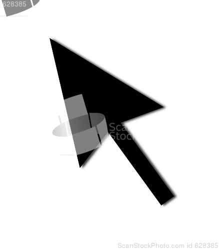 Image of Cursor Arrow Mouse Black