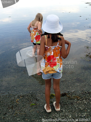 Image of friends on beach