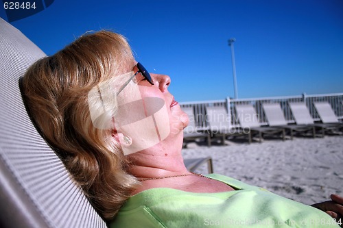 Image of Woman Relaxing