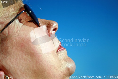 Image of Woman Relaxing